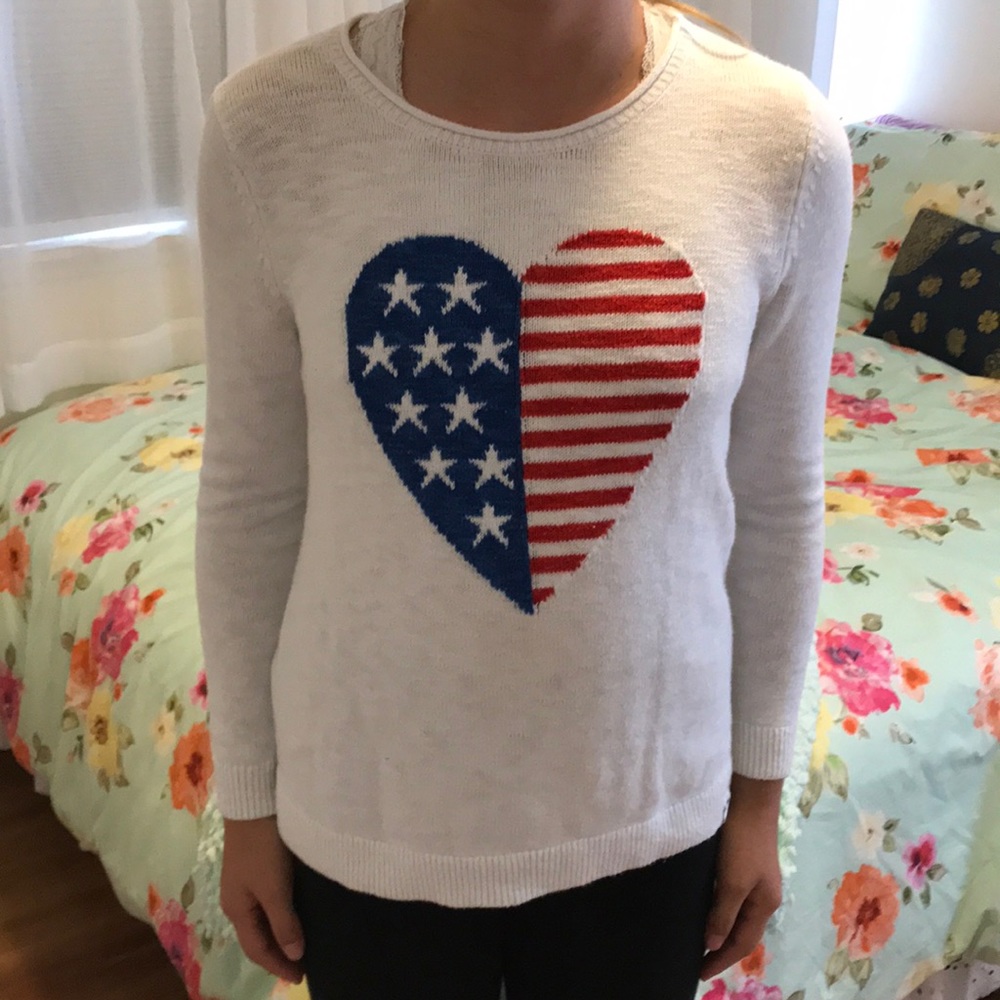 Abercrombie Kids, American Flag Sweater